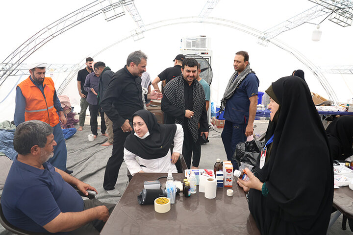 "بازدید مدیرعامل شرکت ملی صنایع مس ایران از موکب شهدای مس در شهر نجف اشرف"