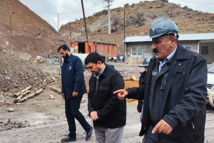 بازدید مدیرعامل شرکت صنایع ملی مس ایران از معدن مس چهار گنبد سیرجان