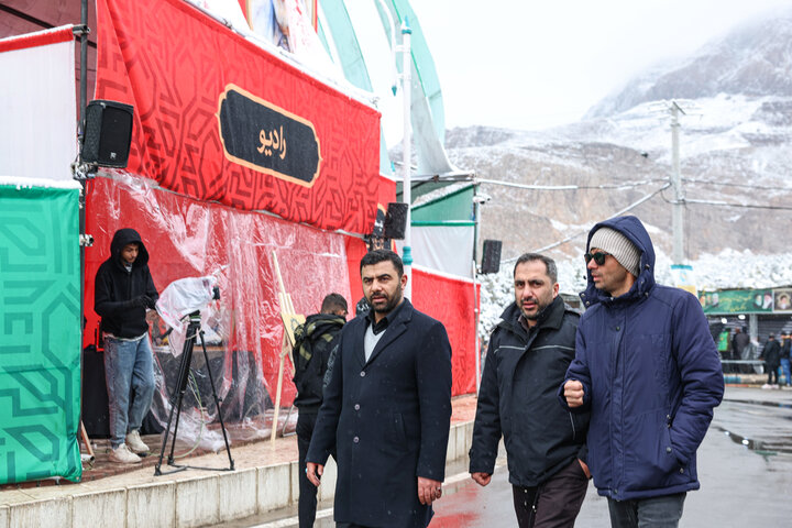 خدمت‌رسانی موکب‌ شهدای شرکت ملی صنایع مس ایران در پنجمین سالگرد شهادت سپهبد حاج قاسم سلیمانی در گلزار شهدای کرمان