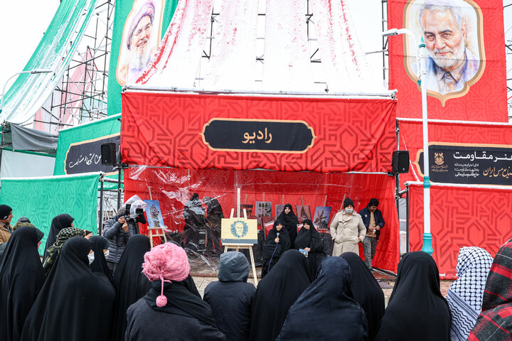 خدمت‌رسانی موکب‌ شهدای شرکت ملی صنایع مس ایران در پنجمین سالگرد شهادت سپهبد حاج قاسم سلیمانی در گلزار شهدای کرمان