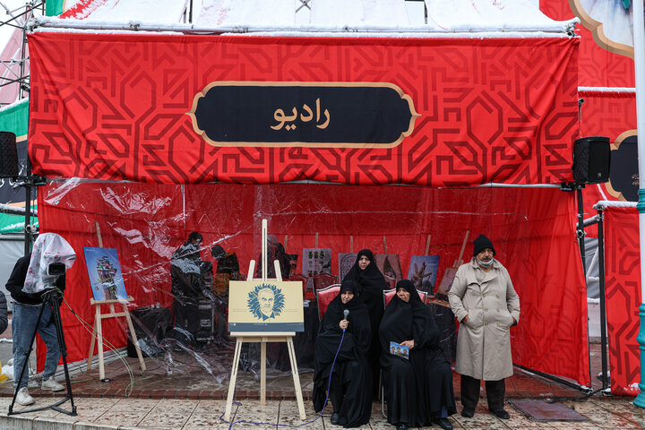 خدمت‌رسانی موکب‌ شهدای شرکت ملی صنایع مس ایران در پنجمین سالگرد شهادت سپهبد حاج قاسم سلیمانی در گلزار شهدای کرمان