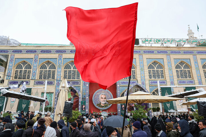 خدمت‌رسانی موکب‌ شهدای شرکت ملی صنایع مس ایران در پنجمین سالگرد شهادت سپهبد حاج قاسم سلیمانی در گلزار شهدای کرمان