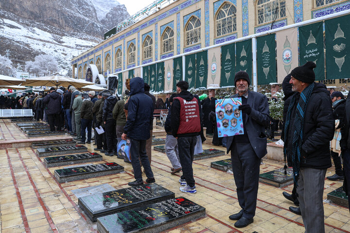 خدمت‌رسانی موکب‌ شهدای شرکت ملی صنایع مس ایران در پنجمین سالگرد شهادت سپهبد حاج قاسم سلیمانی در گلزار شهدای کرمان