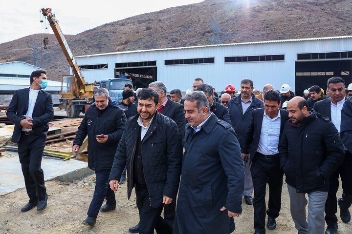 بازدید معاون وزیر صمت از معدن و کارخانه تغلیظ مس درهزار در مجتمع مس سرچشمه