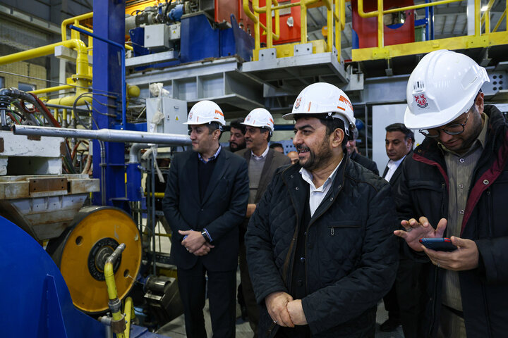بازدید معاون وزیر صمت از معدن و کارخانه تغلیظ مس درهزار در مجتمع مس سرچشمه