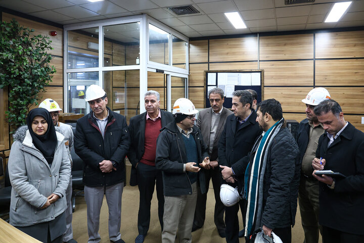 بازدید معاون وزیر صمت از معدن و کارخانه تغلیظ مس درهزار در مجتمع مس سرچشمه