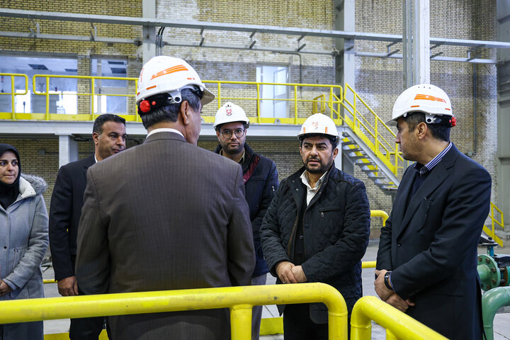 بازدید معاون وزیر صمت از معدن و کارخانه تغلیظ مس درهزار در مجتمع مس سرچشمه