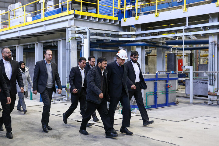 بازدید معاون وزیر صمت از معدن و کارخانه تغلیظ مس درهزار در مجتمع مس سرچشمه
