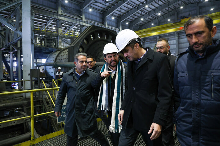 بازدید معاون وزیر صمت از معدن و کارخانه تغلیظ مس درهزار در مجتمع مس سرچشمه