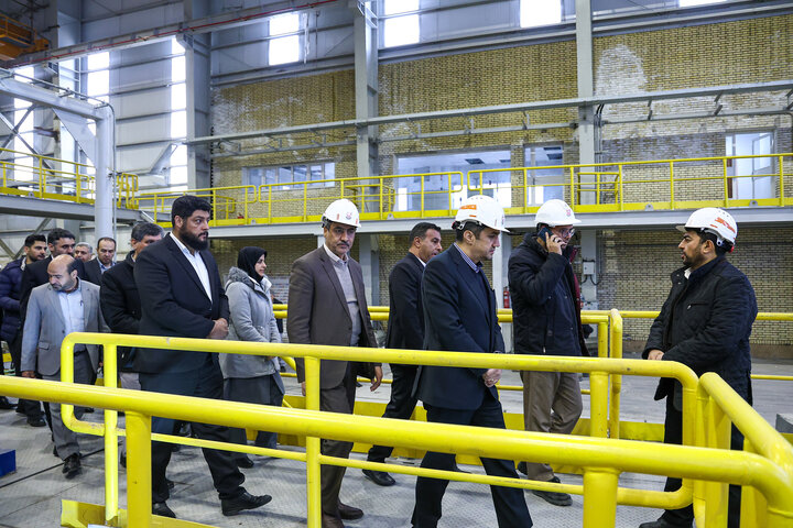 بازدید معاون وزیر صمت از معدن و کارخانه تغلیظ مس درهزار در مجتمع مس سرچشمه