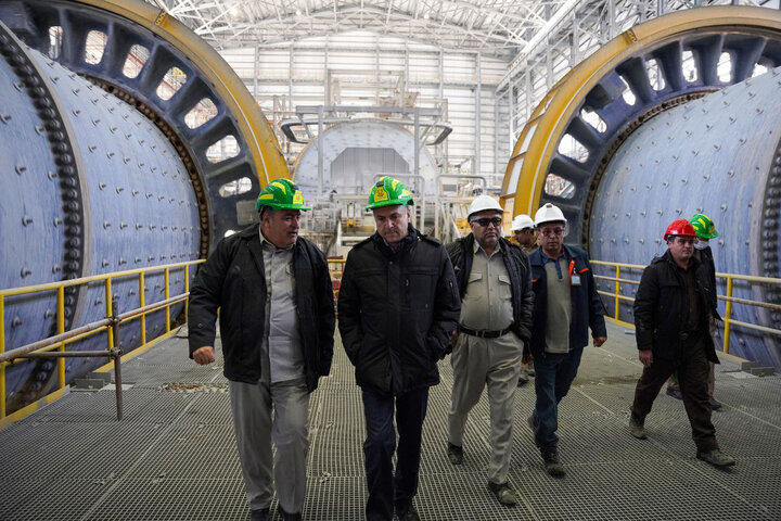 سفر مدیرعامل شرکت ملی مس به استان کرمان و بازدید از مجتمع درآلو