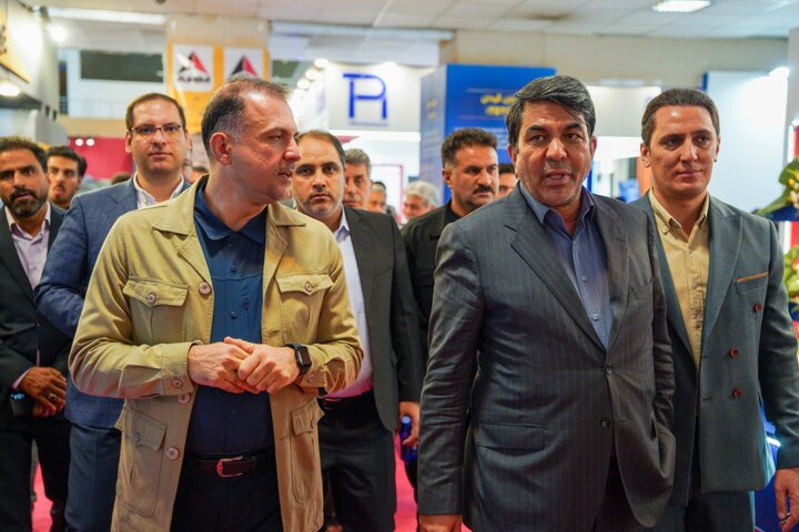بازدید مدیرعامل شرکت صنایع ملی مس ایران از نهمین نمایشگاه بین‌المللی معدن، صنایع معدنی، ماشین‌آلات و تجهیزات