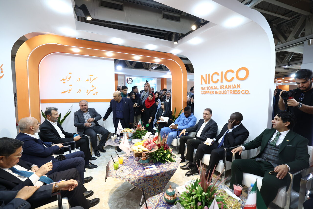 بازدید مدیرعامل شرکت ملی مس از نمایشگاه ایران کانمین ۲۰۲۵