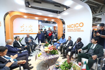 بازدید سفرای ۱۲ کشور از غرفه شرکت ملی صنایع مس ایران در نمایشگاه ایران کانمین ۲۰۲۵