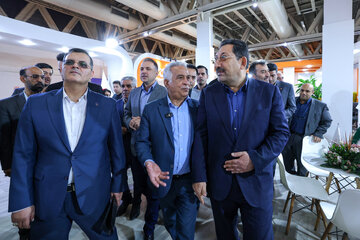 روز سوم نمایشگاه ایران کانمین ۲۰۲۵ و بازدید وزیر صمت از غرفه شرکت ملی صنایع مس ایران