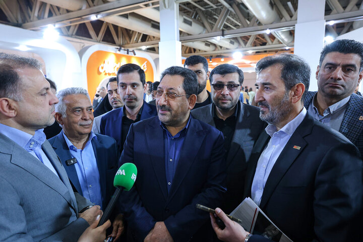 روز سوم نمایشگاه و بازدید وزیر محترم صمت از غرفه شرکت ملی صنایع مس ایران