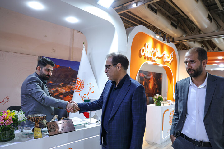 آخرین روز نمایشگاه ایران کانمین ۲۰۲۵ و بازدید وزیر صمت از غرفه شرکت ملی صنایع مس ایران