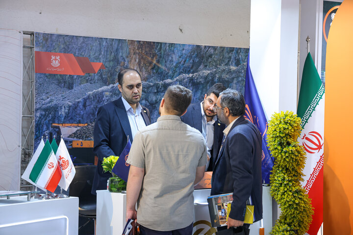 آخرین روز نمایشگاه ایران کانمین ۲۰۲۵ و بازدید وزیر صمت از غرفه شرکت ملی صنایع مس ایران