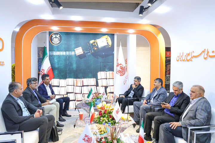 آخرین روز نمایشگاه ایران کانمین ۲۰۲۵ و بازدید وزیر صمت از غرفه شرکت ملی صنایع مس ایران