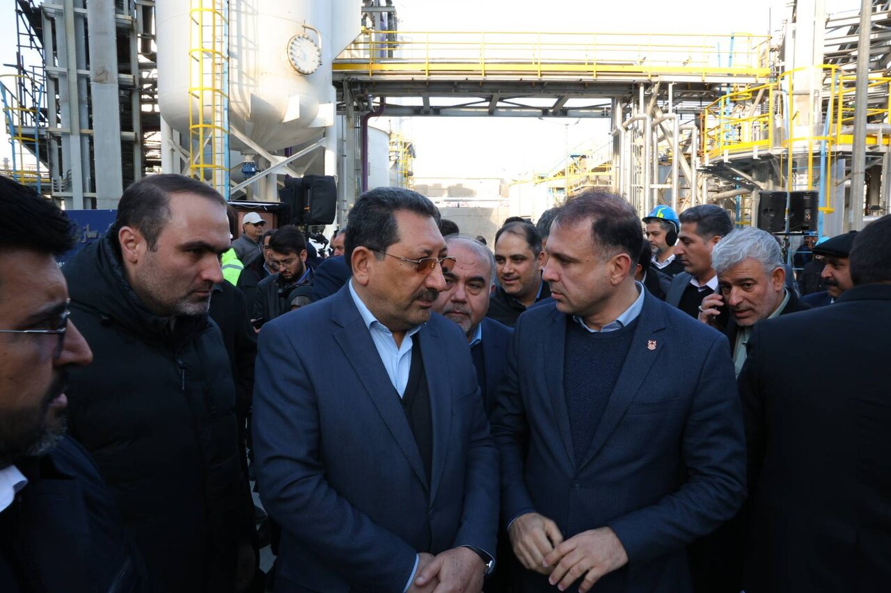 افتتاح کارخانه تصفیه پساب اسید سرچشمه با حضور وزیر صمت