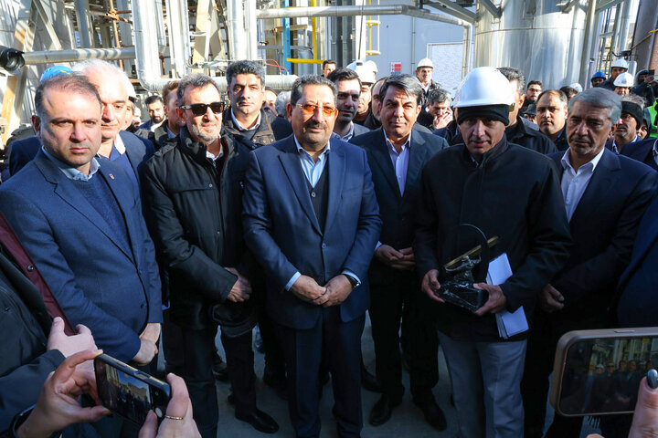 افتتاح کارخانه تصفیه پساب اسید سرچشمه با حضور وزیر صمت