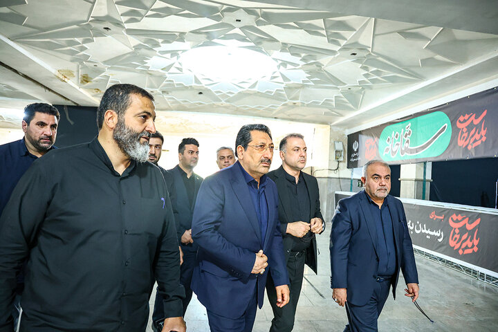 بازدید وزیر صنعت معدن و تجارت از موکب های شرکت ملی صنایع مس ایران