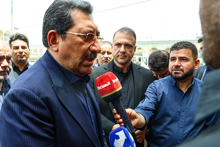 بازدید وزیر صنعت معدن و تجارت از موکب های شرکت ملی صنایع مس ایران
