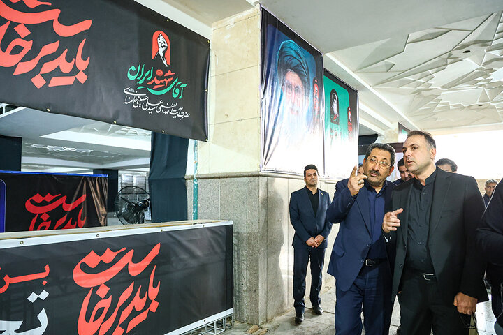 بازدید وزیر صنعت معدن و تجارت از موکب های شرکت ملی صنایع مس ایران