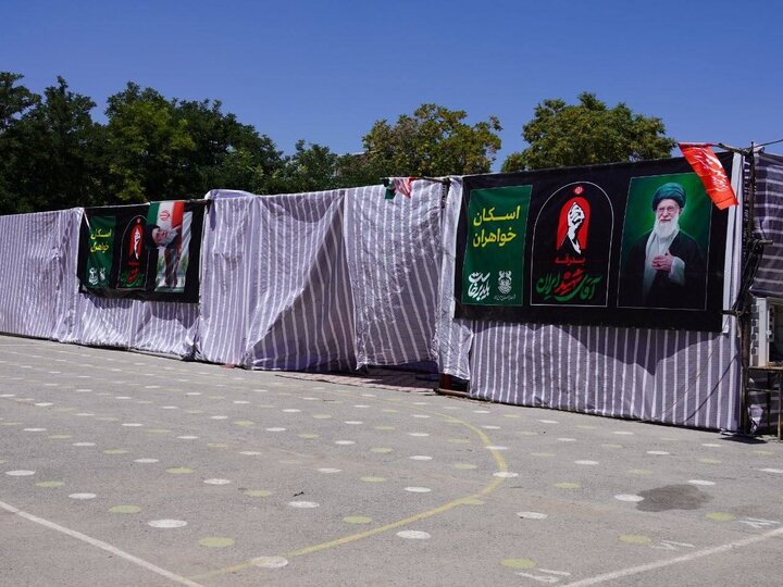 موکب شهدای مس در خدمت زائران