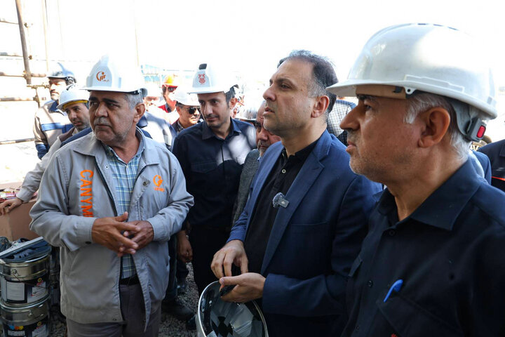 بازدید دکتر فیض از مجتمع مس سونگون