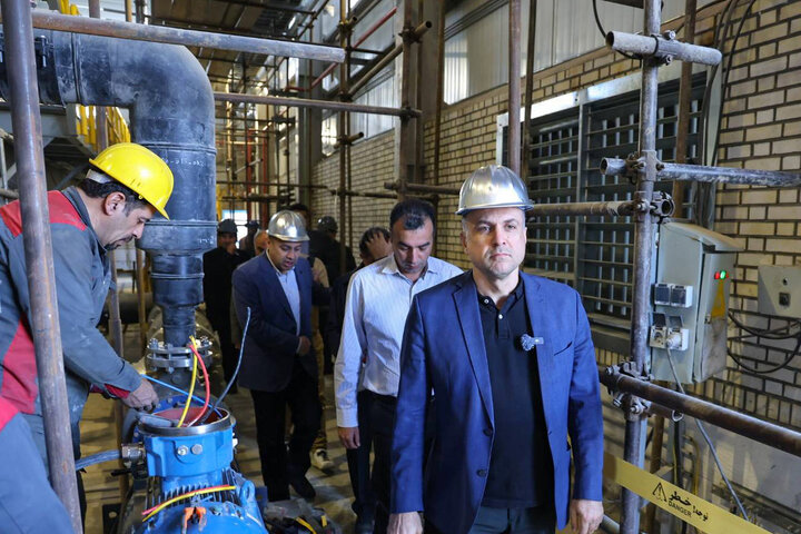 بازدید دکتر فیض از مجتمع مس سونگون
