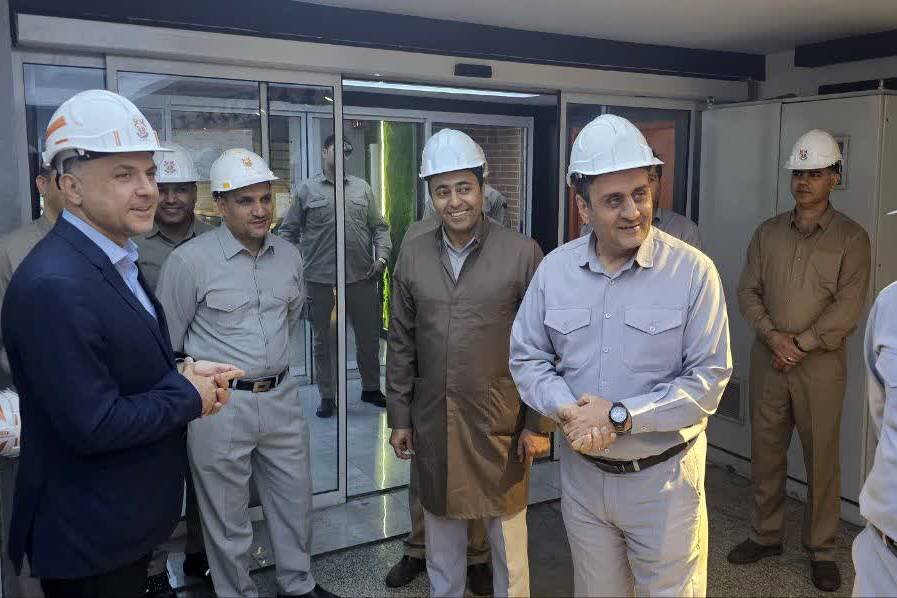 بازدید مدیرعامل شرکت ملی مس از کارخانه تغلیظ مجتمع مس سرچشمه