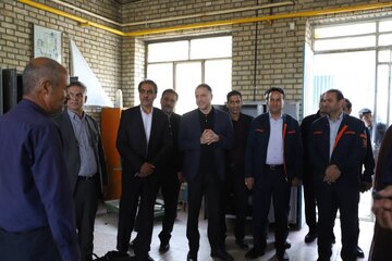 بازدید مدیرعامل شرکت ملی مس از هنرستان جوار کارخانه‌ای شهربابک