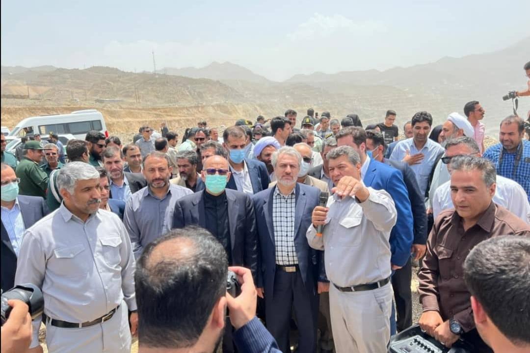  بازدید وزیر صمت از مجتمع مس سرچشمه رفسنجان