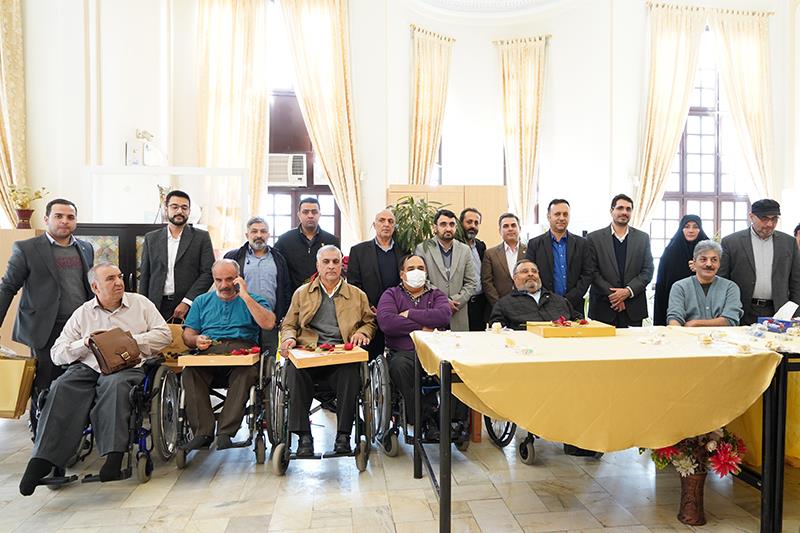  بازدید مدیران ارشد شرکت مس از مرکز توانبخشی جانبازان ثارالله