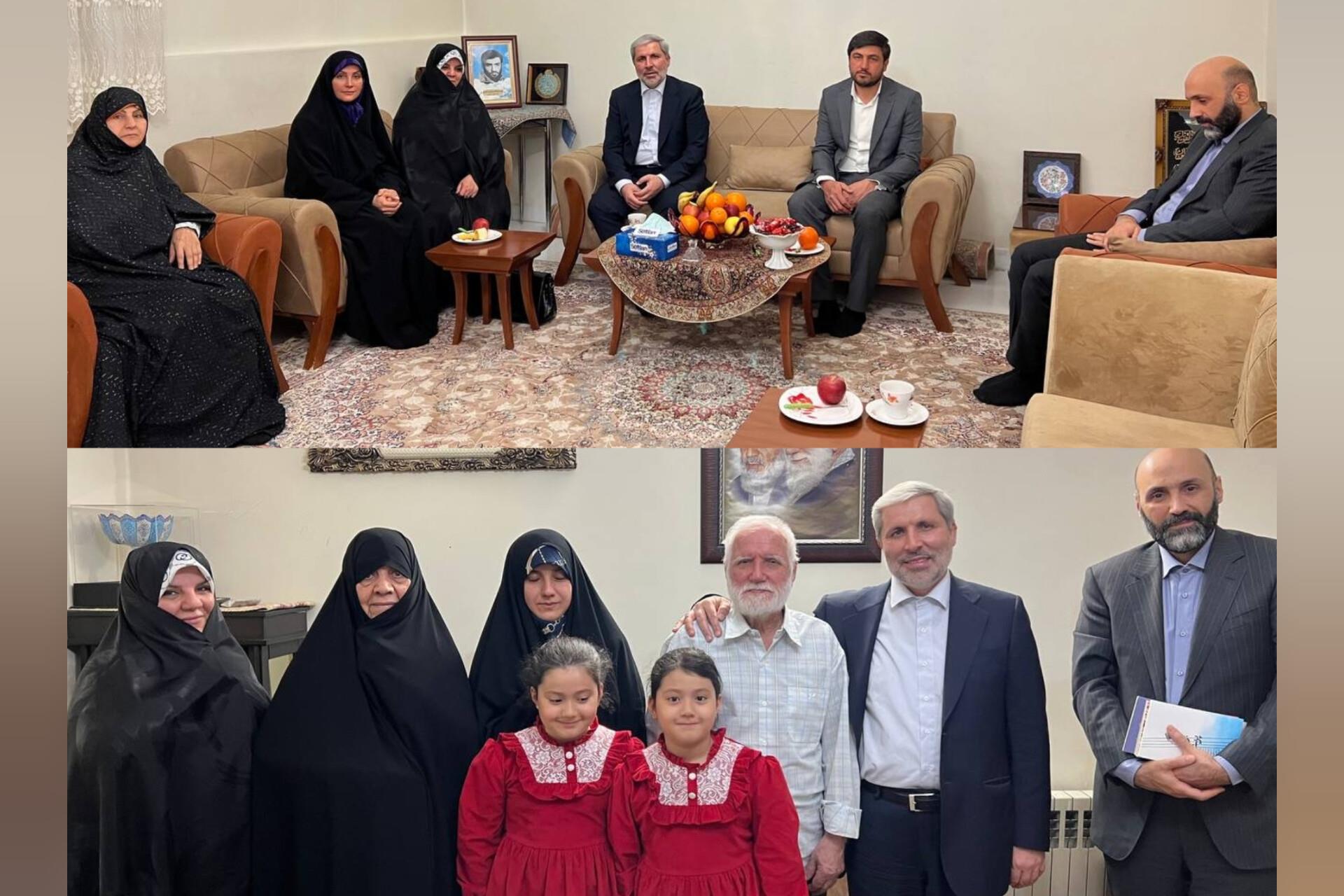  دیدار نوروزی مدیر عامل شرکت مس با خانواده شهیدان والامقام «دوست قرین» و «پاشاپور» 