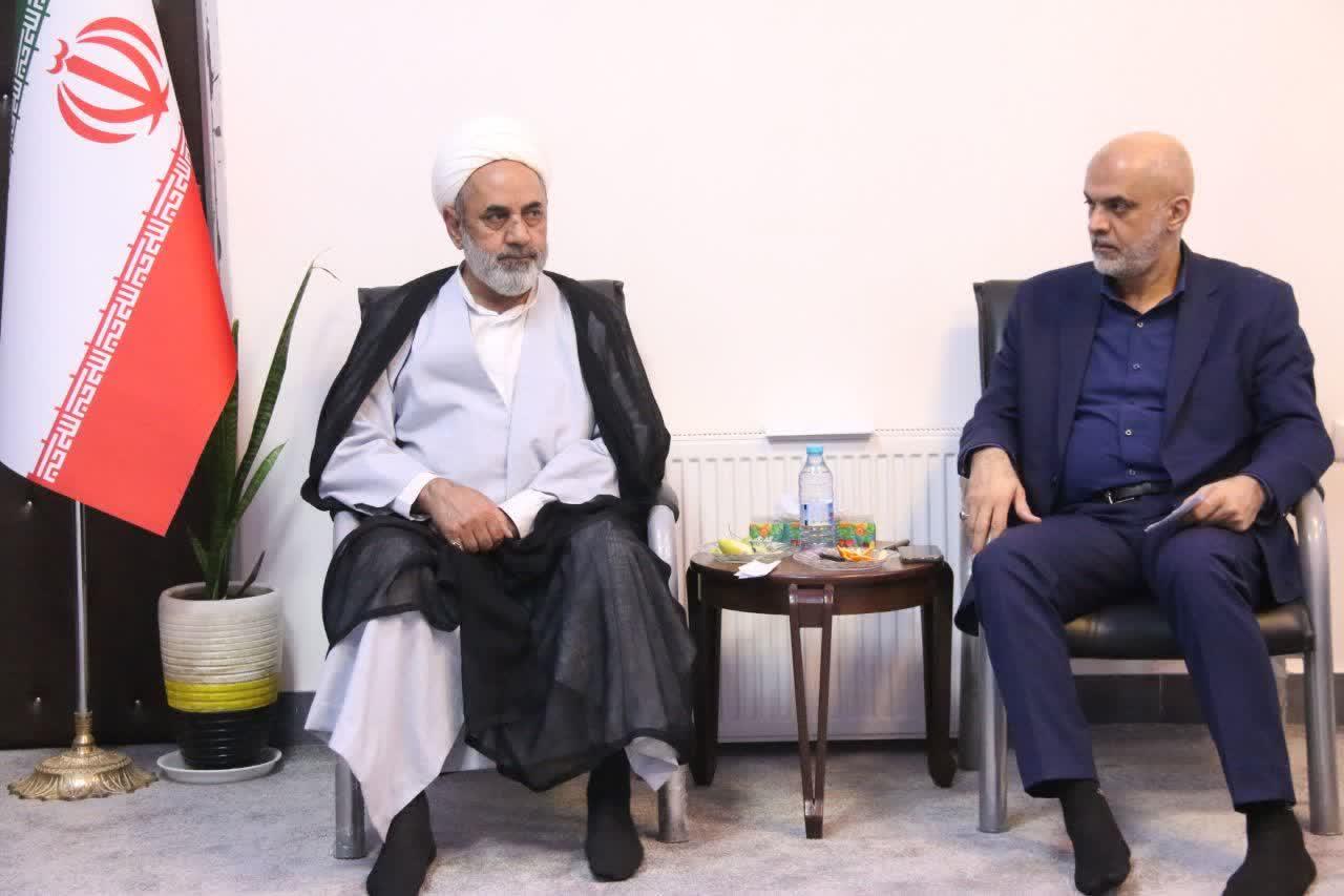 دیدار مدیر عامل شرکت ملی مس با امام جمعه و فرماندار رفسنجان 