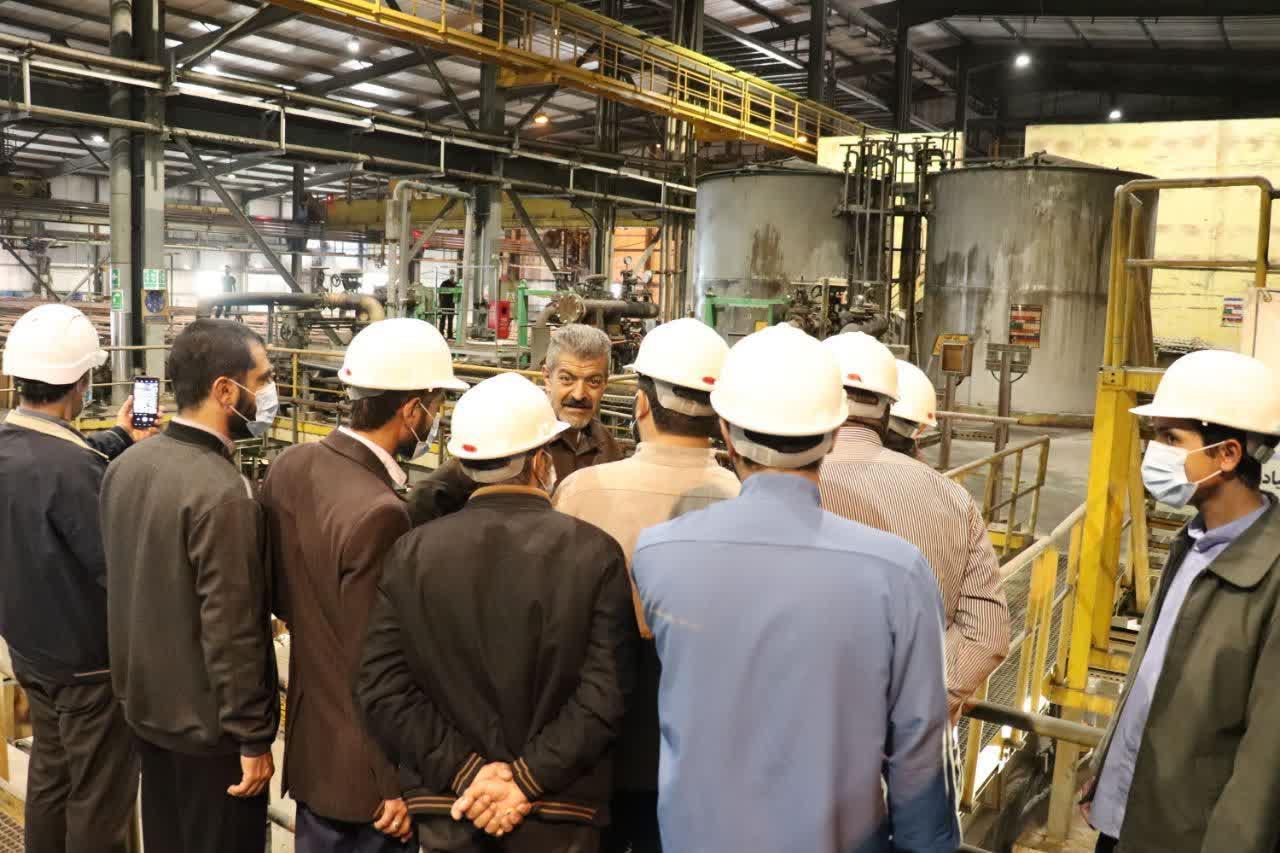 برگزاری اردوی راهیان پیشرفت، با حضور جمعی از نخبگان بسیج در مجتمع مس سرچشمه رفسنجان